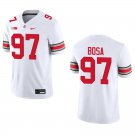 Ohio State Buckeyes #97 Nick Bosa White Stitched Jersey