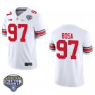 Ohio State Buckeyes #97 Nick Bosa White Stitched Jersey Cotton Bowl Ohio State Buckeyes #97 Nick Bosa White Stitched Jersey Cotton Bowl