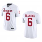 Oklahoma Sooners #6 Tory Blaylock White Stitched Jersey