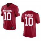 Oklahoma Sooners #10 John Mateer Red Stitched Jersey