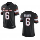 Oklahoma State Cowboys #6 Zane Flores Black Stitched Jersey Oklahoma State Cowboys #6 Zane Flores Black Stitched Jersey