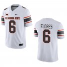 Oklahoma State Cowboys #6 Zane Flores White Stitched Jersey Oklahoma State Cowboys #6 Zane Flores White Stitched Jersey