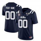 Ole Miss Rebels #00 Custom Navy 2026 Championship Jersey Ole Miss Rebels #00 Custom Navy 2026 Championship Jersey