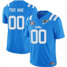 Ole Miss Rebels #00 Custom Royal Blue 2026 Championship Jersey