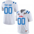 Ole Miss Rebels #00 Custom White 2026 Championship Jersey