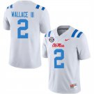 Ole Miss Rebels #2 Harrison Wallace III White Stitched Jersey