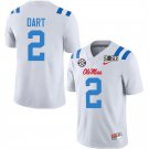 Ole Miss Rebels #2 Jaxson Dart White 2026 Championship Jersey