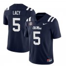 Ole Miss Rebels #5 Kewan Lacy Navy Stitched Jersey Ole Miss Rebels #5 Kewan Lacy Navy Stitched Jersey