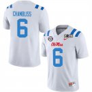 Ole Miss Rebels #6 Trinidad Chambliss White 2026 Championship Jersey Ole Miss Rebels #6 Trinidad Chambliss White 2026 Championship Jersey
