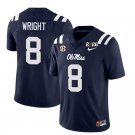 Ole Miss Rebels #8 Dae'Quan Wright Navy 2026 Championship Jersey