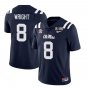 Ole Miss Rebels #8 Dae'Quan Wright Navy 2026 Championship Jersey