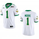 Oregon Ducks #1 Dakorien Moore White 2026 Championship Jersey