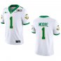 Oregon Ducks #1 Dakorien Moore White 2026 Championship Jersey