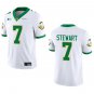 Oregon Ducks #7 Evan Stewart White Stitched Jersey