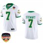 Oregon Ducks #7 Evan Stewart White Stitched Jersey Orange Bowl
