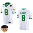 Oregon Ducks #8 Dillon Gabriel White Stitched Jersey Orange Bowl Oregon Ducks #8 Dillon Gabriel White Stitched Jersey Orange Bowl