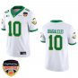 Oregon Ducks #10 Matayo Uiagalelei White Stitched Jersey Orange Bowl