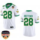 Oregon Ducks #28 Bryce Boettcher White Stitched Jersey Orange Bowl Oregon Ducks #28 Bryce Boettcher White Stitched Jersey Orange Bowl