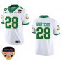 Oregon Ducks #28 Bryce Boettcher White Stitched Jersey Orange Bowl