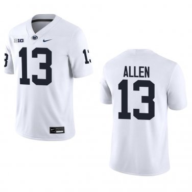 Penn State Nittany Lions #13 Kaytron Allen White Stitched Jersey