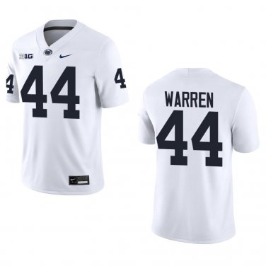 Penn State Nittany Lions #44 Tyler Warren White Stitched Jersey