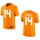 Tennessee Volunteers #14 Braylon Staley Orange Stitched Jersey