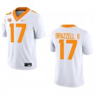 Tennessee Volunteers #17 Chris Brazzell II White Stitched Jersey