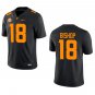 Tennessee Volunteers #18 DeSean Bishop Black Stitched Jersey