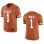 Texas Longhorns #1 Ryan Wingo Orange Stitched Jersey