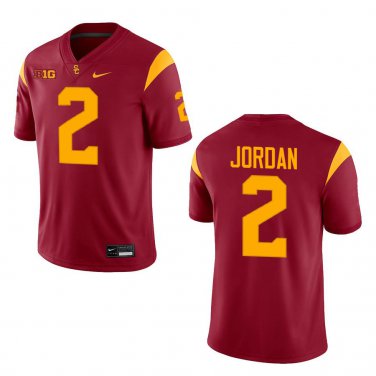 USC Trojans #2 Waymond Jordan Red Stitched Jersey