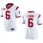 USC Trojans #6 Makai Lemon White Stitched Jersey