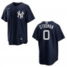 Yankees #0 Marcus Stroman Navy Stitched Jersey