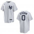 Yankees #0 Marcus Stroman White Stitched Jersey