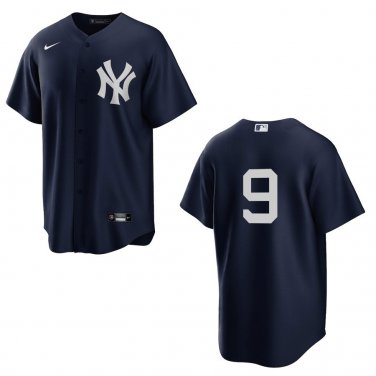Yankees #9 Roger Maris Navy Stitched Jersey No Name