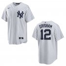 Yankees #12 Trent Grisham White Stitched Jersey