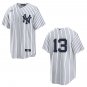 Yankees #13 Jazz Chisholm White Stitched Jersey No Name