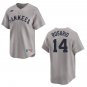 Yankees #14 Amed Rosario Gray Throwback Stitched Jersey