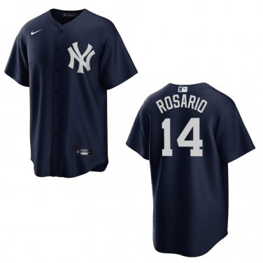 Yankees #14 Amed Rosario Navy Stitched Jersey