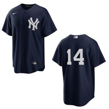 Yankees #14 Amed Rosario Navy Stitched Jersey No Name