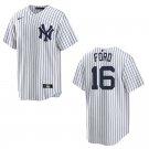 Yankees #16 Whitey Ford White Stitched Jersey
