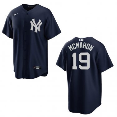 Yankees #19 Ryan McMahon Navy Stitched Jersey