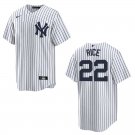 Yankees #22 Ben Rice White Stitched Jersey
