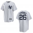 Yankees #26 DJ LeMahieu White Stitched Jersey