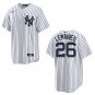 Yankees #26 DJ LeMahieu White Stitched Jersey