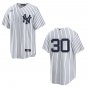 Yankees #30 Luke Weaver White Stitched Jersey No Name