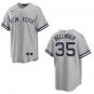 Yankees #35 Cody Bellinger Gray Stitched Jersey