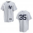Yankees #35 Cody Bellinger White Stitched Jersey No Name