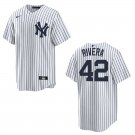 Yankees #42 Mariano Rivera White Stitched Jersey