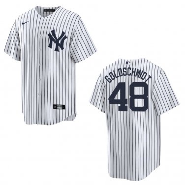 Yankees #48 Paul Goldschmidt White Stitched Jersey