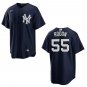 Yankees #55 Carlos Rodon Navy Stitched Jersey